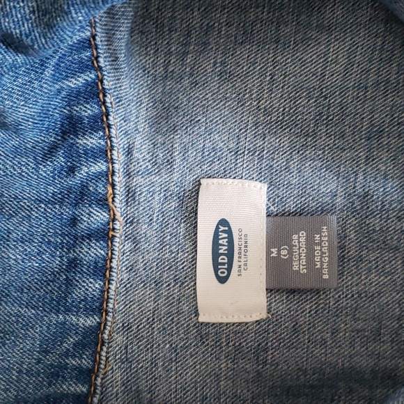 3/$35 Old Navy denim jean vest size youth medium (8) - Picture 3 of 4